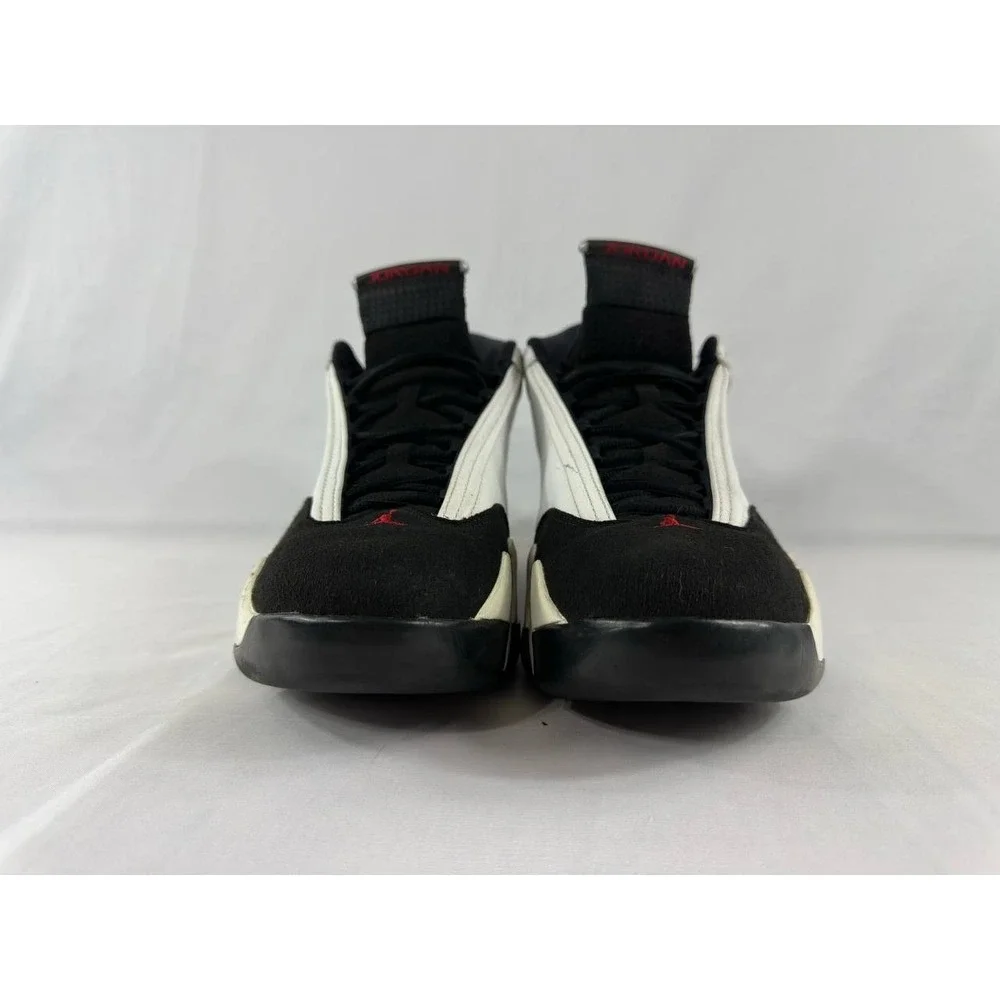 Nike Air Jordan 14 Retro 'Black Toe' 2014 487471-102 Men's Size 13